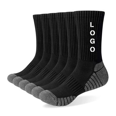 China Wholesale custom wool QUICK DRY bangs 180tian winter warm Logo Crew Merino Wool Socks custom blended casual for men for sale