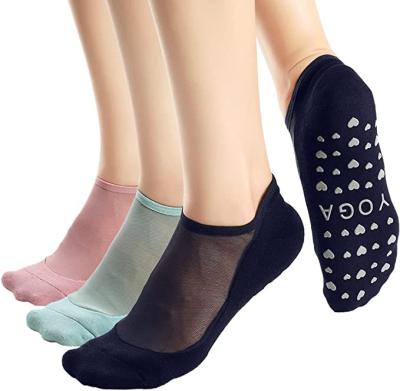 China QUICK DRY custom designer logo anti slip women lace up socks custom ladies fancy socks lace up yoga socks for sale