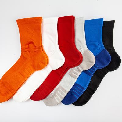 China QUICK DRY custom logo thickened cotton crew sport joggers boots running custom cycling socks for men for sale