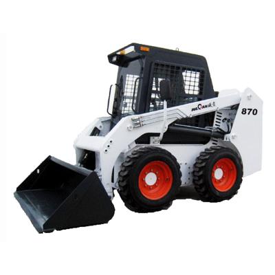 China Hotels garden maintenance and pasture production use we can high quality EPA engine 650Kg skid steer loader machine for sale