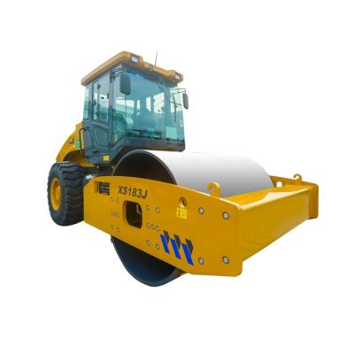 China Building Material Shops Sheepfeet Roller XS183J 18 Ton Single Drum Compactor For Sale for sale