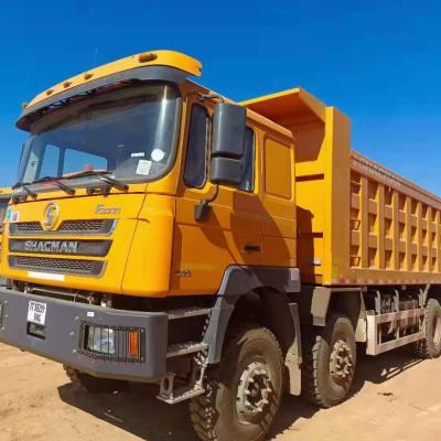 China HYVA 430hp LHD Front Cylinder SHACMAN F3000 8X4 Lifting DUMP TRUCK for sale