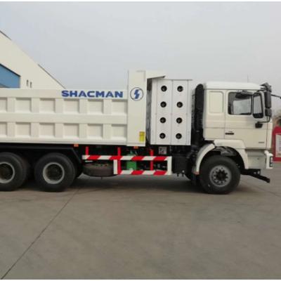 China Shacman f3000 6X4 380hp cng dump truck for Uzbekistan > 8L for sale