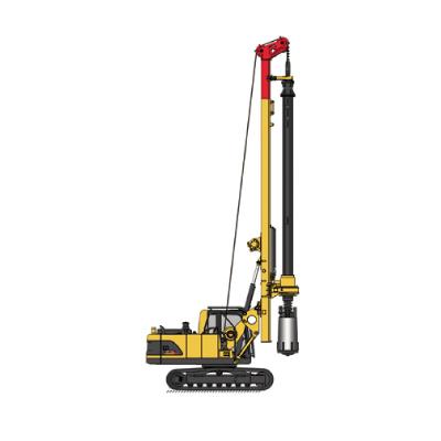 China Hotels Rotary Piling Machine YUCHAI YCR220 Hydraulic Crawler Rotary Drilling Rig for sale