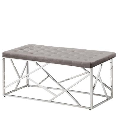 China (Other) Modern Tianjin Furniture Velvet Stainless Leather Adjustable Sex Bench for sale