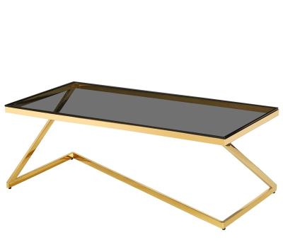 China (Others)Tree design gold center table adjustable stainless steel coffee table luxury modern nordic living room furniture for sale