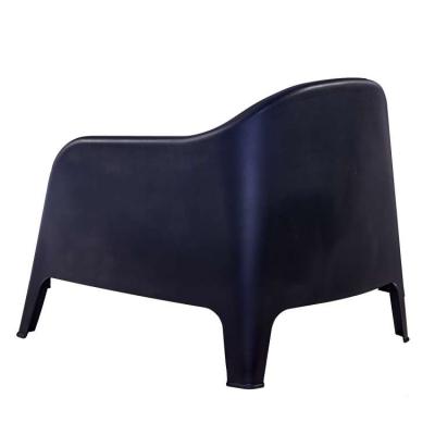 China Modern Plastic Dining Chair Back PU Plastic Cushion With Wooden Legs for sale