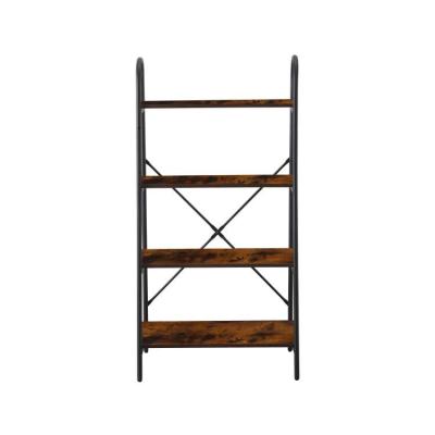 China (Other) Adjustable Wooden Fixed Multilayer Storage Shelf 4 Layers Shelving for sale