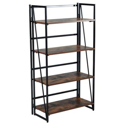 China Bookcase Entryway Shelf Foldable Wall Mounted Storage Cabinets With Hooks Wooden Display Shelf for sale