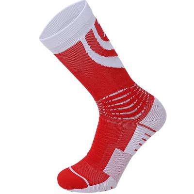 China Breathable Hot Sale Nylon Elite Fashion Custom Basketball Socks for sale