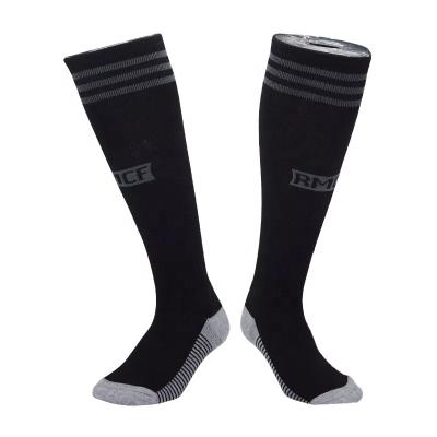 China Anti Slip Breathable Kids Teens Colorful Football Team Socks for sale