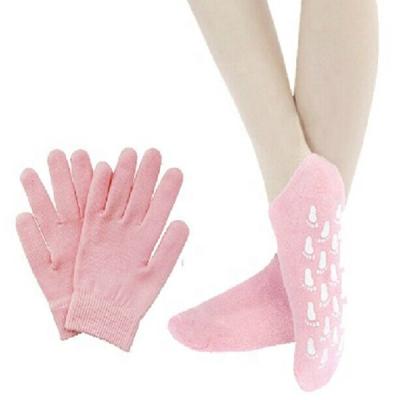 China Athletic Combed Cotton Moisturize Foot SPA Gel Socks for sale