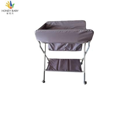 China Foldable Children Changing Table Station Position Baby Diaper Changing Table for sale