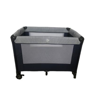 China Factory Wholesale Foldable Baby Crib Folding Travel Baby Crib Portable Baby Playpen for sale