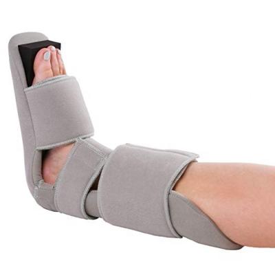 China Foot Medical Dorsal Adjustable Posterior Plantar Posterior Drop Splint Night Fasciitis Orthotic Brace with Comfortable Foam 40*35*20cm for sale