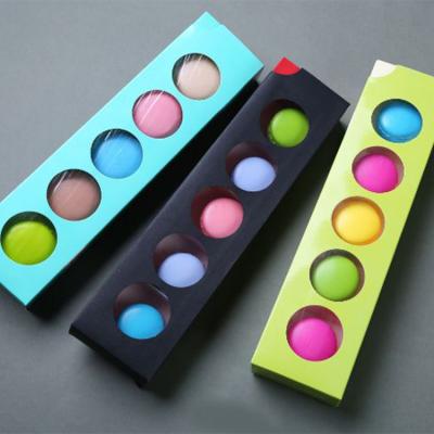 Cina Scatola elegante che imballa, scatole d'imballaggio pieghevoli del cassetto di progettazione di Macaron in vendita