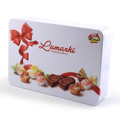 China Caja exquisita reciclada aduana de la lata del chocolate en venta