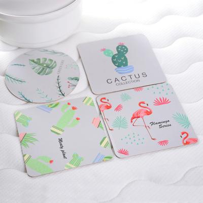 China Prácticos de costa promocionales de papel absorbentes de la bebida/prácticos de costa redondos de encargo para las bebidas en venta