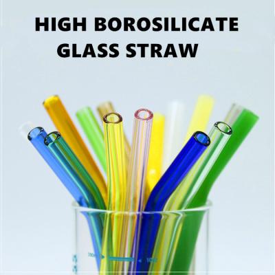 China Hitzebeständiges trinkendes Borosilicat Glas-Straw Eco Friendly zu verkaufen