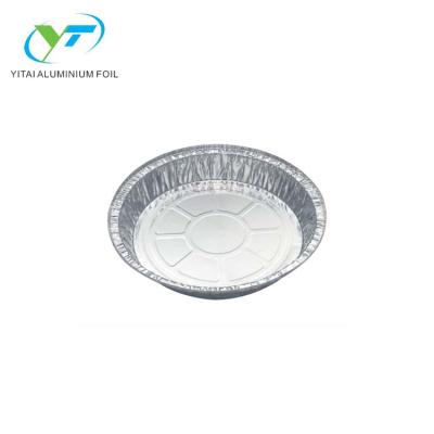 China Eco - Friendly Microwave Aluminum Foil Container 9inch Round Disposable Pizza Pan for sale