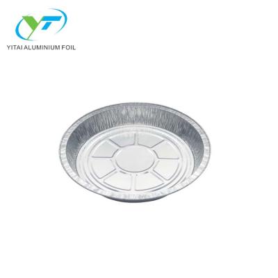 China Eco - Friendly Disposable Round Aluminum Foil Pizza Pan 9 Inch Aluminum Foil Tray for sale