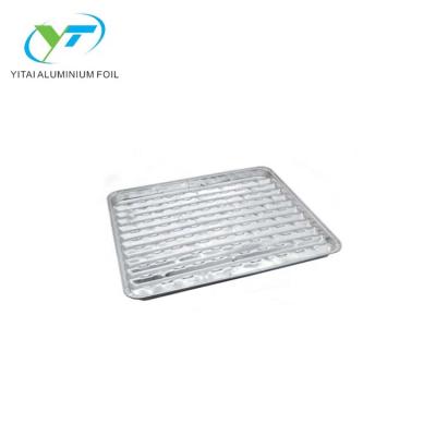 China Large Capacity Aluminum Foil Turkey Trays Container Eco - Friendly Trays With Lid for sale