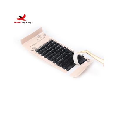 China High Quality Long Volume Lash Extensions FENGFLY Custom Available New 2022 Own Free Logo Hair Eyelash Extensions Long Volume Lashes Cruelty Different for sale