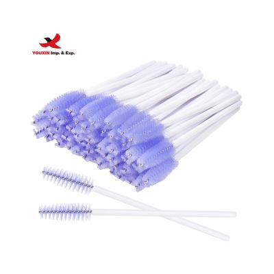 China disposable & FENGFLY Eco-Friendly Customizable Wholesale High Quality Purple Nylon Wick Eyelash Cleaning Brush for sale