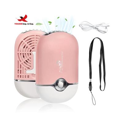 China FENGFLY Custom Size Portable Cute Pink Mini Handheld Wick Fan Dryer Perfect For Eyelash Extension Application for sale