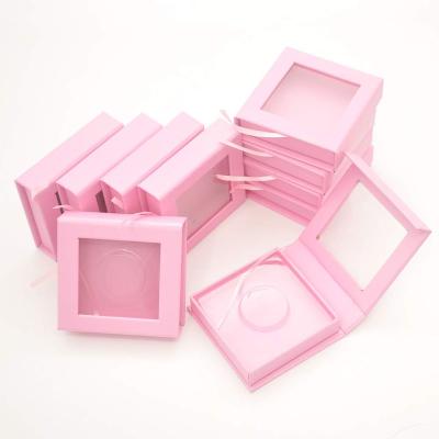 China Hot Selling FENGFLY 2022 Suitable Eyelash Holder Lash Boxes Package Mink Lashes Storage Case With Tray Makeup Bulk Vendors for sale