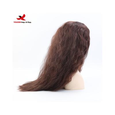 China FENGFLY Natural Wave Fashion Wig Ombre Brown Synthetic Hair Wigs For Black Women Hair Extensions for sale