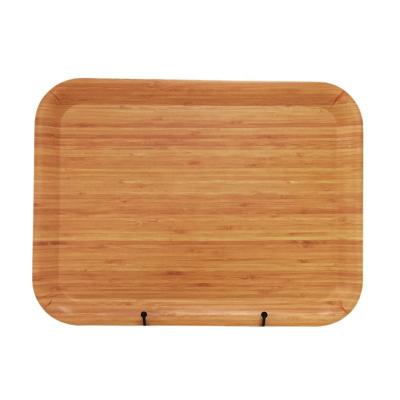 China Viable Wholesale Customization Hotel Rectangle Melamine Catering Serving Tray High Quality Dinner Dish for sale