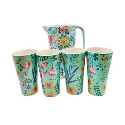 China Viable Mug Set Melamine Dinner Set Melamine Dinner Set Melamine Cup Kettle With Lid for sale