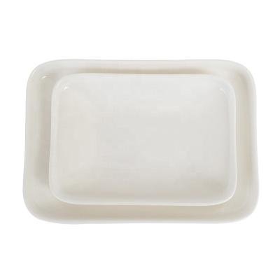 China Rectangle Disposable Melamine Plastic Dish, Wholesale Melamine Dish Serving Dish for sale