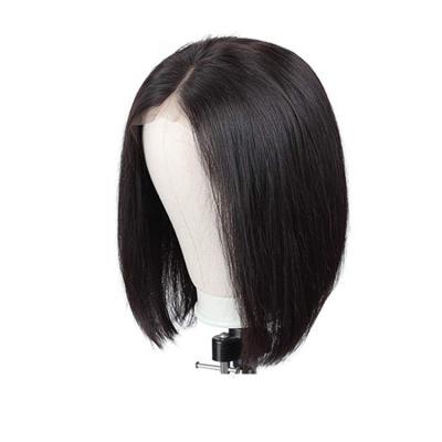 China Hot Selling 100% Brazilian Virgin Hair Bob Wigs Silky Straight Wave Hair Short Lace Front Wig for sale