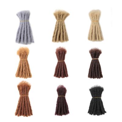 China 6 Inch Dreadlocks African Hair High Temperature Wire Rock Bundles Synthetic Extensions Dirty Braid for sale