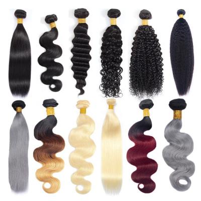 China Silky Straight Wholesale Huama Hair 100% Virgin Hair Bundles 4x4 13x4 Customized Remy Hair Extension for sale