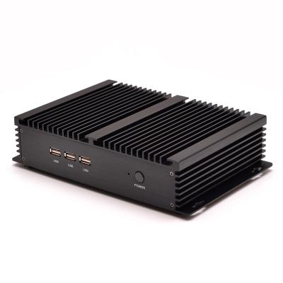 China Low Cost Industrial Rugged Fanless 1007U Mini X86 Mini Computer Dual ITX Hardware 4G RAM 64G SSD WinXP RS232 Display for sale