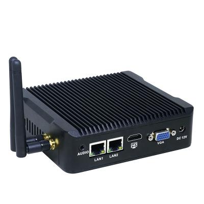 China Dual NIC X86 System 0.00dB NUC J1900 Computer Fanless Industrial PC Linux Server pfsense Router 12V Low Power Nano ITX Board for sale