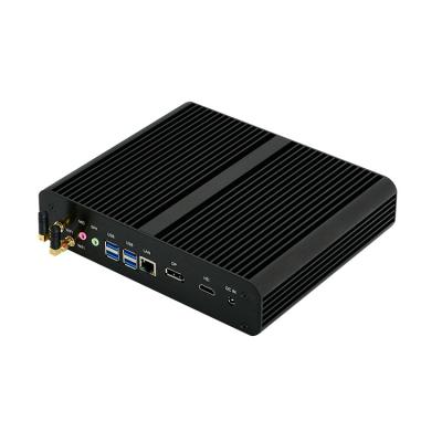 China For Business Mini Core I7 8550U 8565U PC UHD High Quality Graphics 620 Fanless 4K Gaming PC Win10 Barebone PC System CE FCC FCC for sale