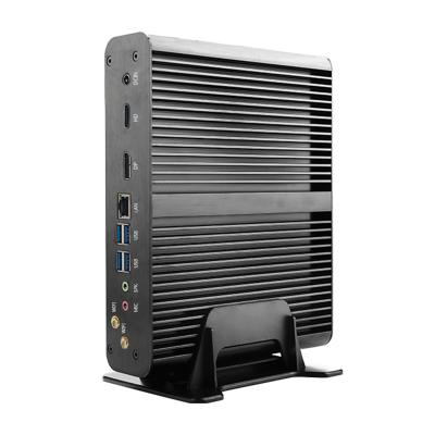 China Rugged System 0.00dB 10th Gen Core I7 10510U Mini Fanless ITX Gaming Desktop UHD Graphics PC Gamer Window10 CE Certificate for sale