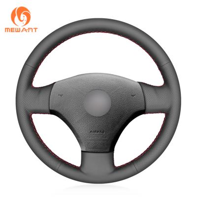 China ONE Car ONE Gauge Hand Sewing Leatherette Steering Cover For VW Bora 2001 Volkswagen 2002 2003 2004 2005 for sale