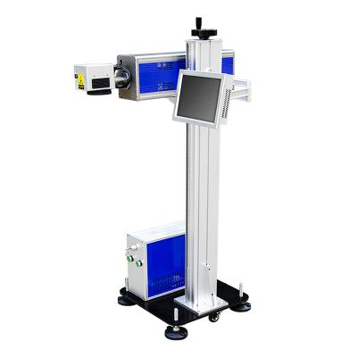 China Laser Marking Hot Selling Easy To Use JPT Laser Source CO2 Flying Laser Marking Machine For Metal for sale