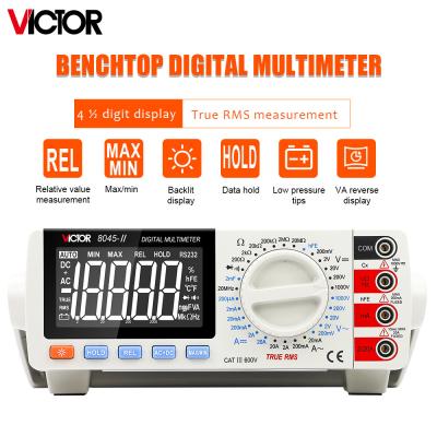 China Electricista Transistor Capacitance Tester de las cuentas del multímetro 19999 de la sobremesa de VC8045 II en venta