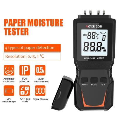 China VICTOR2GB Draagbare Tester Meter houtkorrel Vochtmeter vochtmeter omgeving meter Te koop