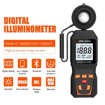 Cina VICTOR 1010D+ Digital Light Meter Lux meter 0~200000lux lux meter di illuminazione a LED in vendita