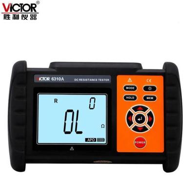 China VICTOR 6310A DC Low Resistance Tester 30KOHM weerstandsbereik 500 groep gegevensopslag Te koop