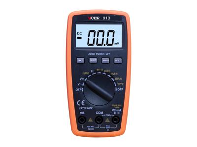 China Pequeño tipo temperatura de la frecuencia de VICTOR Digital Multimeter Resistance Capacitance en venta