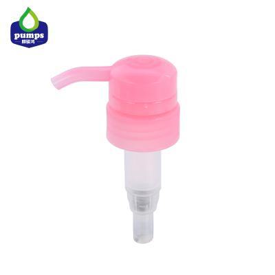 China Anti - champú rosado de la dosificación del color 4cc de la bomba 33/410 trasero de la loción de la irrigación en venta