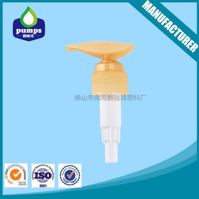 China 28/410 Clear Bottle Pump , Ribbed Liquid Soap Plastic Pump Cap for sale